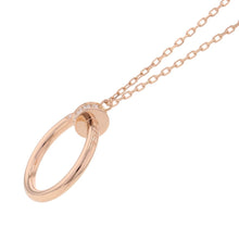 将图像加载到图库查看器中，CARTIER Juste Un Clou Diamond PendantB7224887 18K Pink Gold
