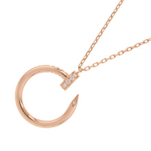将图像加载到图库查看器中，CARTIER Juste Un Clou Diamond PendantB7224887 18K Pink Gold
