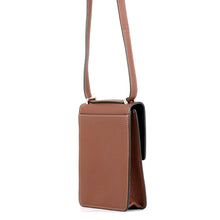 将图像加载到图库查看器中，BURBERRY Robin TB Logo Shoulder Bag Brown8032896 Leather
