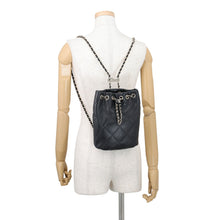 Load image into Gallery viewer, CHANEL Matelasse Backpack BlackAS4810 Lambskin
