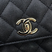Load image into Gallery viewer, CHANEL Coco Handle 2WAYHandbag BlackA92990-B05061-94305 Caviar Leather Size XS
