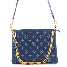 Load image into Gallery viewer, LOUIS VUITTON Coussin NavyM59392 Monogram・Pattern Lamb Leather Size PM
