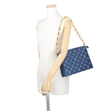 Load image into Gallery viewer, LOUIS VUITTON Coussin NavyM59392 Monogram・Pattern Lamb Leather Size PM
