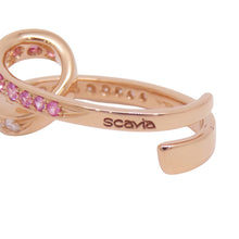 Load image into Gallery viewer, Scavia Scavia SWIRLY Ring Size Approximately No. 1317787 18K Pink Gold
