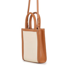 Load image into Gallery viewer, CELINE Vertical hippopotamus Natural/Tan193302BNZ.02NT Canvas Leather Size Mini
