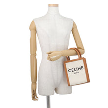 Load image into Gallery viewer, CELINE Vertical hippopotamus Natural/Tan193302BNZ.02NT Canvas Leather Size Mini
