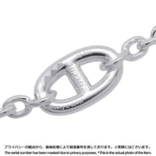 将图像加载到图库查看器中，HERMES Chaine d'Ancre Farandole Necklace Size 80 SV925

