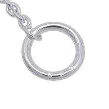 将图像加载到图库查看器中，HERMES Chaine d'Ancre Farandole Necklace Size 80 SV925
