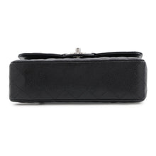 Load image into Gallery viewer, CHANEL Matelasse W Flap ChainShoulder Bag BlackA01113 Caviar Leather Size 23
