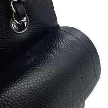 Load image into Gallery viewer, CHANEL Matelasse W Flap ChainShoulder Bag BlackA01113 Caviar Leather Size 23
