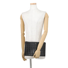 Load image into Gallery viewer, SAINT LAURENT PARIS Quilted Clutch Bag Black760708 Leather
