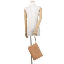 Load image into Gallery viewer, SAINT LAURENT PARIS Rive Gauche Clutch Bag Beige581369 Leather
