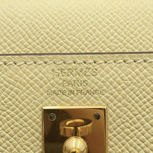 Load image into Gallery viewer, HERMES Kelly Sellier Jaune Poussin Epsom Size 25
