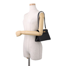 Load image into Gallery viewer, HERMES Mini Kelly Shoulder Bag Black Box Calf Leather Size 20
