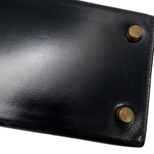 Load image into Gallery viewer, HERMES Mini Kelly Shoulder Bag Black Box Calf Leather Size 20
