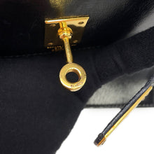 Load image into Gallery viewer, HERMES Mini Kelly Shoulder Bag Black Box Calf Leather Size 20
