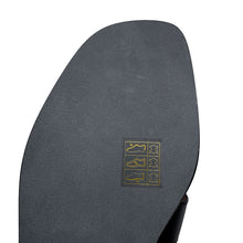 Load image into Gallery viewer, HERMES Oran Sandals Black/Brown Box Calf Leather Size 37H
