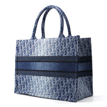Load image into Gallery viewer, Dior Book tote Navy Canvas Size Medium
