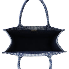 Load image into Gallery viewer, Dior Book tote Navy Canvas Size Medium
