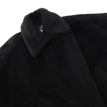 Load image into Gallery viewer, MAX MARA Teddy bear poncho Size UNICA Black4736125206008 Alpaca62% Virgin Wool26% Silk12%
