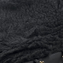Load image into Gallery viewer, MAX MARA Teddy bear poncho Size UNICA Black4736125206008 Alpaca62% Virgin Wool26% Silk12%
