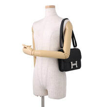 将图像加载到图库查看器中，HERMES Constance Miroir Black Epsom Size 24
