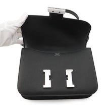 将图像加载到图库查看器中，HERMES Constance Miroir Black Epsom Size 24
