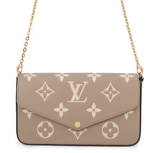 Load image into Gallery viewer, LOUIS VUITTON Felicie Pochette Tourterelle/ClaimM82610 Monogram Empreinte Leather

