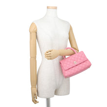 Load image into Gallery viewer, CHANEL Coco Handle 2WAYHandbag PinkA92990 Caviar Leather Size XS
