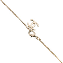 Load image into Gallery viewer, CHANEL CC Logo Bambi Motif Long Necklace Gold Plated Rhinestone Faux Pearl
