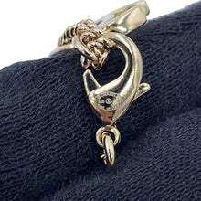 Load image into Gallery viewer, CHANEL CC Logo Bambi Motif Long Necklace Gold Plated Rhinestone Faux Pearl

