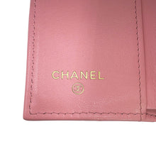 Load image into Gallery viewer, CHANEL Matelasse Classic Small Flap Wallet PinkAP0230 Caviar Leather
