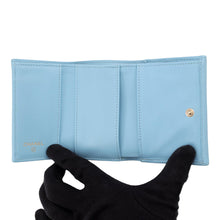 Load image into Gallery viewer, CHANEL Matelasse Classic Small Flap Wallet Light BlueAP0230 Caviar Leather
