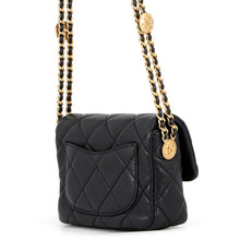 Load image into Gallery viewer, CHANEL Mini Flap Chain Shoulder Bag BlackAS3368 Caviar Leather
