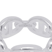 将图像加载到图库查看器中，HERMES Chaine d'Ancre Anchene Ring Size PM/54/#14 SV925
