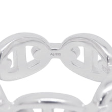 将图像加载到图库查看器中，HERMES Chaine d'Ancre Anchene Ring Size PM/54/#14 SV925
