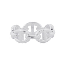 将图像加载到图库查看器中，HERMES Chaine d'Ancre Anchene Ring Size PM/56/#16 SV925
