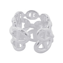 将图像加载到图库查看器中，HERMES Chaine d'Ancre Anchene Ring Size GM/54/#14 SV925
