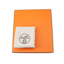 Load image into Gallery viewer, HERMES Neo Garden Feu/Gold Toile Officier Negonda Leather Size 23
