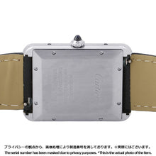 Load image into Gallery viewer, CARTIER tank mast XL H41mmxW31mm Stainless Steel Leather Silver DialWSTA0040
