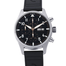 Load image into Gallery viewer, IWC Pilot's Watch Chronograph APXGP Stainless Steel Rubber Black DialIW378009
