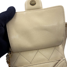 Load image into Gallery viewer, CHANEL CHANEL25 ChainShoulder Bag BeigeAS5293-B20304-U8372 Caviar Leather Size Small
