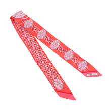 Load image into Gallery viewer, HERMES Twilly lift profile Grenadine/Corail/Parme Silk100%
