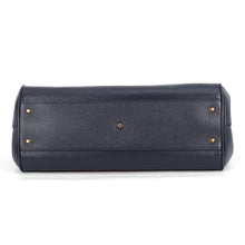 Load image into Gallery viewer, GUCCI Japan Limited Edition GG Marmont Bamboo Handbag Navy/Brown655657 Raffia Leather
