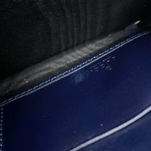 将图像加载到图库查看器中，GUCCI Horsebit 1955 Zip-Around Long Wallet Navy/Beige621889 Canvas/Leather
