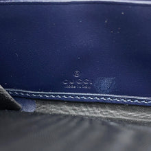 将图像加载到图库查看器中，GUCCI Horsebit 1955 Zip-Around Long Wallet Navy/Beige621889 Canvas/Leather
