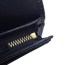 Load image into Gallery viewer, GUCCI Horsebit compact wallet Beige/Navy621887 Canvas/Leather

