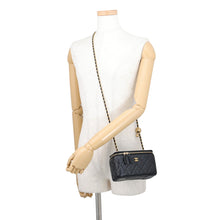 Load image into Gallery viewer, CHANEL Matelasse Ball Chain Vanity Bag BlackAP2303-B18602-94305 Lambskin
