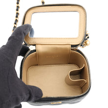 Load image into Gallery viewer, CHANEL Matelasse Cocoball Chain Vanity Bag BlackAP1447-B02991-94305 Lambskin Size Small
