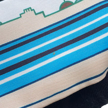Load image into Gallery viewer, HERMES Twilly, the Parisian Dog (Les Chiens Parisiens) Gris Perle/Blue/Jaune Silk100%
